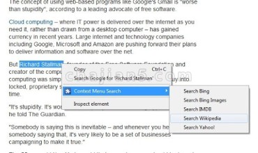 Context Menu Search 网页选中文字并搜索(支持自定义添加搜索引擎)
