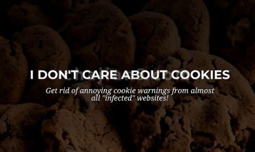 I don't care about cookies 屏蔽网站弹出cookie提示