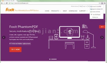 Foxit PDF Creator 将网页转换为福昕PDF