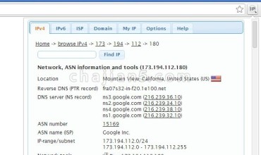 IP Address and Domain Information查看网站IP域名信息 DNS 路由 反链