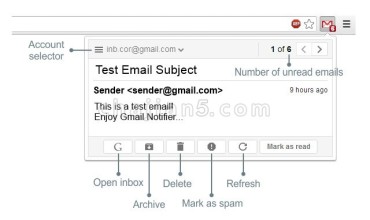 Notifier for Gmail™ 新邮件通知可定制标签 适用于多账户