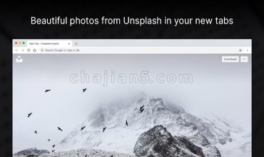 Unsplash Instant 打开新标签页时显示一张高清美图