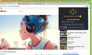 Audio Volume Controller 浏览器音频播放时调节音量