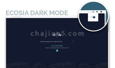 Ecosia Dark-Mode 给搜索引擎Ecosia 开启暗黑护眼模式