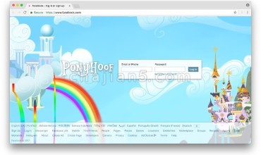 Ponyhoof 给脸书Facebook换个更酷一点的装扮