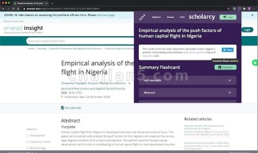 Scholarcy 科研论文摘要神器 快速理解术语 方便查看引文