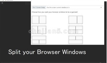 Split Screen for Google Chrome 谷歌浏览器分屏显示插件