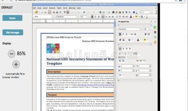 OpenOffice Writer 在线创建和编辑doc和docx文档