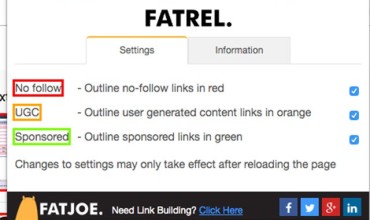 FATREL SEO工具 高亮网页上的NoFollow链接