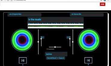 Music mixer DJMusic 聆听来自SoundCloud 和 YouTube 音乐流