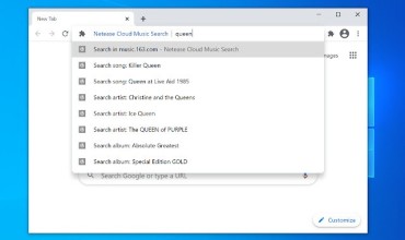 Netease Cloud Music Search 在浏览器地址栏上添加网易云音乐快捷搜索