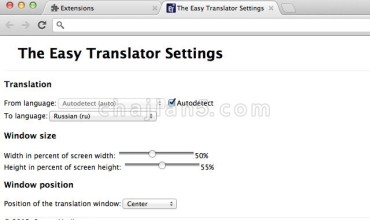 The Easy Translator 比较简单的翻译插件 使用谷歌弹窗翻译